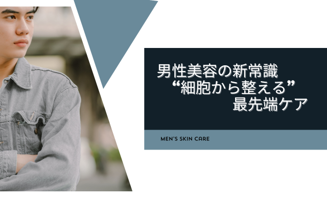 男性美容の新常識｜今注目の美容医療ランキングと“細胞から整える”最先端ケア　【大阪 梅田 クローバー美容クリニック】